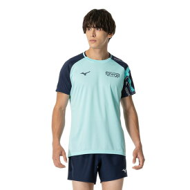 ミズノ（MIZUNO）（メンズ、レディース）バレーボールウェア Funtastプラクティスシャツ 半袖Tシャツ V2MAB10120 速乾