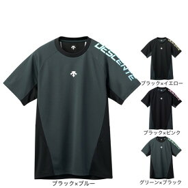 【10万ptバック！要エントリー＆抽選★9/20-30限定】デサント（DESCENTE）（メンズ、レディース）バレーボールウェア 半袖Tシャツ DV5SHTX1UB