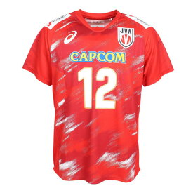 【10万ptバック！要エントリー＆抽選★9/20-30限定】アシックス（ASICS）（メンズ、レディース）バレーボールウェア 2026 JVA バレーボール男子 レプリカユニフォーム Tシャツ 高橋藍 2053A323.603