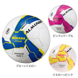 ミカサ（MIKASA）（メンズ、レディース）サッカーボールALMUND 検定球5号 手縫い FT552B