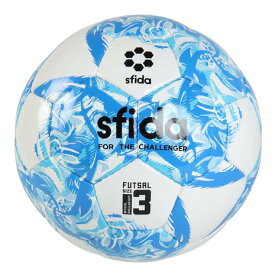 【20％OFFクーポン対象！3/11まで】スフィーダ（SFIDA）（キッズ）ジュニア フットサルボール 検定球 INFINITO RIMBA 3号球 SB-23IR03 WHT/BLU