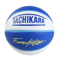 タチカラ（TACHIKARA）（メンズ）バスケットボール 7号球 FRANCHISE BASKETBALL WHTBLE SB7-X24206