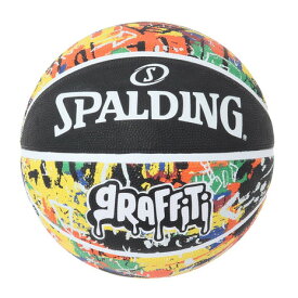 スポルディング（SPALDING）（メンズ）バスケットボール 7号球 グラフィティ レインボー ラバー 84-372Z