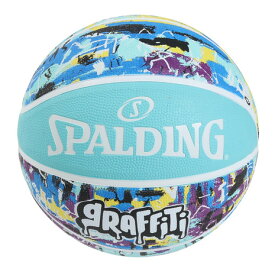 スポルディング（SPALDING）（メンズ）バスケットボール 7号球 グラフィティ ブルー 84-373Z