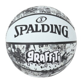 スポルディング（SPALDING）（メンズ）バスケットボール 7号球 グラフィティ ホワイト 7号球 84-375Z
