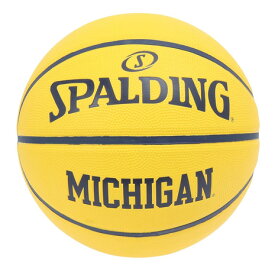 スポルディング（SPALDING）（メンズ）バスケットボール 7号球 ミシガン メイズ ラバー 85-132J