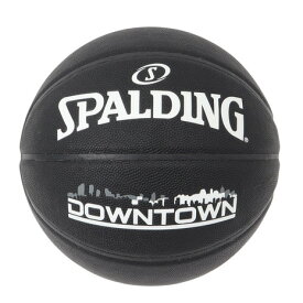 スポルディング（SPALDING）（メンズ）バスケットボール 7号球 (一般 大学 高校 中学校) 男子用 ダウンタウン PU コンポジット ブラック 76-586J 自主練