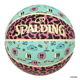スポルディング（SPALDING）（キッズ）バスケットボール 5号球 イェイエ ストリート クリーム 5 85-474J