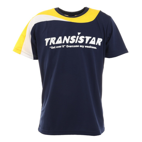 トランジスタ TRANSISTAR ハンドボールウェア 卓越 HB21ST03-47 メンズ 高額売筋 アシメ切替ゲームシャツ