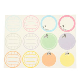 プロモショップ（PROMOSHOP）（メンズ、レディース、キッズ）色紙用シール バレーボール QZ005VOL00001