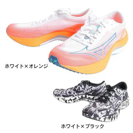 ミズノ（MIZUNO）（メンズ）ランニングシューズ ウエーブリベリオンフラッシュ J1GC233501 J1GC233604 スニーカー 軽量 プレート トレーニング部活