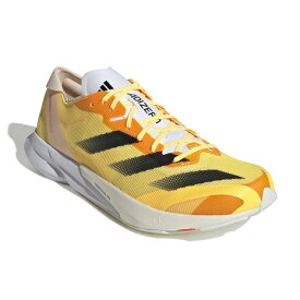 アディダス（adidas）（メンズ）ランニングシューズ アディゼロジャパン8 M オレンジ イエロー IG5646 スニーカー トレーニング 部活 軽量