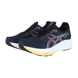 アシックス（ASICS）（メンズ）ランニングシューズ ジョギングシューズ GEL-KAYANO 32 WIDE ネイビー ブラック 1011C051.400 快適性 安定性