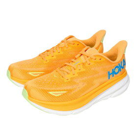 ホカ（HOKA）（メンズ）ランニングシューズ クリフトン9 ワイド オレンジ 1132210-SLRL スニーカー ジョグ クッション性 ウォーキング