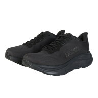 ホカ（HOKA）（メンズ）ランニングシューズ ジョギングシューズ クリフトン 11 ワイド ブラック 1177538-…