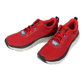 スケッチャーズ（SKECHERS）（メンズ）ランニングシューズ マックス クッショニニグ デルタ レッド 220340-RED スニーカー ジョギング トレーニング