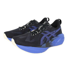 アシックス（ASICS）（メンズ）ランニングシューズ ジョギングシューズ ノヴァブラスト 5 ブラック ブルー 1011B974.004
