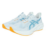 アシックス（ASICS）（メンズ）ランニングシューズ ジョギングシューズ ノヴァブラスト 5 ブルー 1011B97…