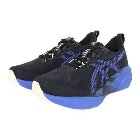 アシックス（ASICS）（メンズ）ランニングシューズ ジョギングシューズ ノヴァブラスト 5 ワイド ブラック ブルー 1011B975.004