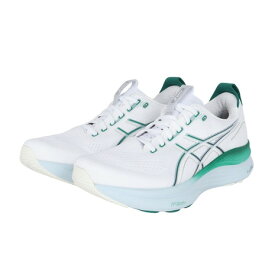 【ポイント10倍！要エントリー★12/11 1:59まで】アシックス（ASICS）（メンズ）ランニングシューズ ジョギングシューズ ゲルカヤノ 32 ホワイト グリーン 1011C052.102 スニーカー