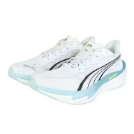 プーマ（PUMA）（メンズ）ランニングシューズ ジョギングシューズ ディヴィエイト ニトロ 4 ホワイト 312…