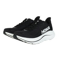 ホカ（HOKA）（メンズ）ランニングシューズ ジョギングシューズ クリフトン 10 ワイド ブラック ホワイト…