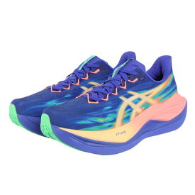 アシックス（ASICS）（メンズ、レディース）ランニングシューズ ジョギングシューズ スーパーブラスト 3 ダークブルー 1013A177.400 スポーツ シューズ