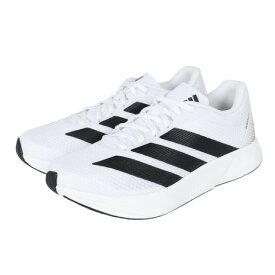 【15％OFFクーポン対象！5/21まで】アディダス（adidas）（メンズ、レディース）ランニングシューズ スポーツシューズ デュラモ ホワイト RC2 JS4428 スニーカー ラン ウォーク 安定性 軽量 高反発