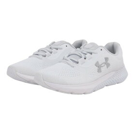 アンダーアーマー（UNDER ARMOUR）（レディース）ランニングシューズ チャージドローグ4 ホワイト 3027005 100 スニーカー ジョギング クッション性 軽量