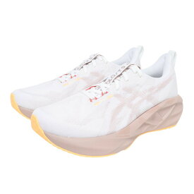 アシックス（ASICS）（レディース）ランニングシューズ ジョギングシューズ ノヴァブラスト 5 ワイド ホワイト 1012B766.102