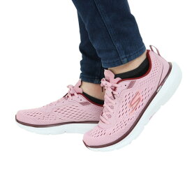 スケッチャーズ（SKECHERS）（レディース）ランニングシューズ ゴー ラン ピュア 3 ピンク 172034-PNK スニーカー ジョギング ウォーク クッション性 軽量