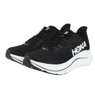 ホカ（HOKA）（レディース）ランニングシューズ ジョギングシューズ クリフトン 10 ワイド ブラック ホワ…