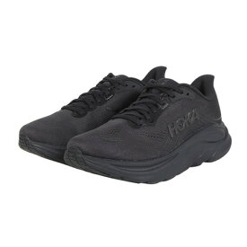 ホカ（HOKA）（レディース）ランニングシューズ ジョギングシューズ クリフトン 11 ワイド ブラック 1177539-BBLC スポーツ シューズ トレーニング
