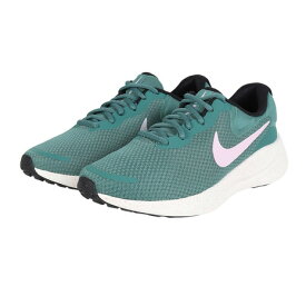 ナイキ（NIKE）（レディース）スポーツシューズ レボリューション 7 グリーン FB2208-301 スニーカー ランニングシューズ 靴