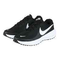 ナイキ（NIKE）（レディース）スポーツシューズ ランニングシューズ レボリューション 8 ワイド ブラック…