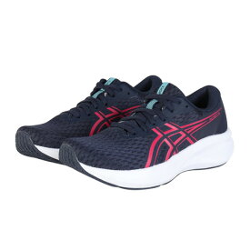 アシックス（ASICS）（レディース）ランニングシューズ スポーツシューズ パトリオット 14 ネイビー レッド 1012B836.401 スニーカー