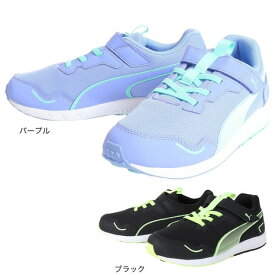 プーマ（PUMA）（キッズ）ジュニア ランニングシューズ スピードモンスター V4 37890805 37890801 スニーカー トレーニング スポーツ ベルクロ ベルト付き