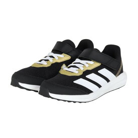 アディダス（adidas）（キッズ）ジュニア スポーツシューズ ベルクロ ベルト付き スニーカー アディダス ファイト キッズ ブラック JQ2555