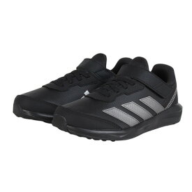 アディダス（adidas）（キッズ）ジュニア スポーツシューズ ベルクロ ベルト付き スニーカー ファイト EL K ブラック OND94-JS2420 シューズ
