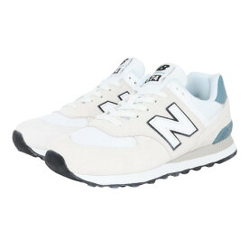 【15％OFFクーポン対象！5/21まで】ニューバランス（new balance）（メンズ、レディース）スニーカー スポーツシューズ 574 ホワイト ブルー U57452Z D スポーツ カジュアル シューズ