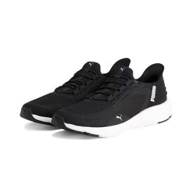 【15％OFFクーポン対象！5/21まで】プーマ（PUMA）（メンズ、レディース）スニーカー ソフトライド フレックスレース イーズイン ALT ブラック 31199601 スポーツシューズ