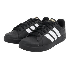 アディダス（adidas）（メンズ、レディース）スニーカー ストリート トーク ブラック JP8276 スポーツ カジュアル シューズ