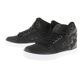 【5/10 24h限定 エントリー＆対象3店舗以上買い回りで最大P10倍！】ディーシーシューズ（DC SHOES）（メンズ）スニーカー ピュア ハイ-トップ WC SE SN 23SP ブラック DM231024XKWS カジュアル ボーダー シューズ ハイカット