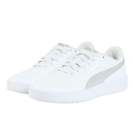 プーマ（PUMA）（レディース）スニーカー スポーツシューズ コート ラリー メタリック ウィス ホワイト シルバー 40605802 カジュアル シューズ