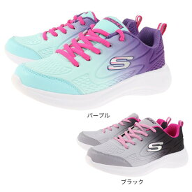 スケッチャーズ（SKECHERS）（キッズ） スニーカー ジュニア 紫 黒 セレクタースパイラルプリズム SELECTORS SWIRL PRISM パープル ブラック 302475L