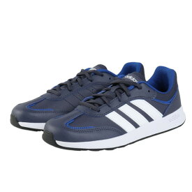 【20％OFFクーポン対象！4/27まで】アディダス（adidas）（キッズ）ジュニアスニーカー スポーツシューズ テンソー スイッチ キッズ ネイビー ホワイト NMO17-JH9249 カジュアルシューズ