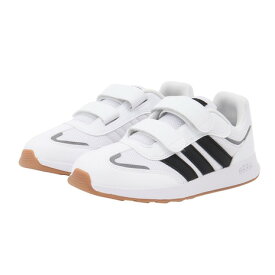 アディダス（adidas）（キッズ）ジュニアスニーカー スポーツシューズ テンソー スイッチ キッズ ホワイト ブラック NQY64-JQ4765 カジュアルシューズ
