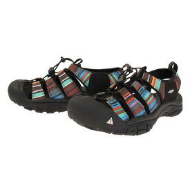 キーン（KEEN）（メンズ）サンダル ニューポートエイチツー ブラック グリーン 1001942 ストラップサンダル 防滑性 通気性 タウン レジャー おしゃれ