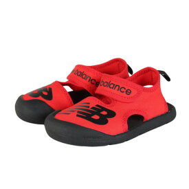ニューバランス（new balance）（キッズ）スポーツサンダル ジュニア ストラップサンダル レッド CRSR Sandal SYCRSRD1 M シャワーサンダル レジャー キッズ 水遊び キャンプ 軽量