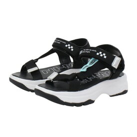 ムーンスター（MoonStar）（キッズ）ジュニアストラップサンダル ニーモ NM J106 ブラック 12298276 厚底 ベルトテープ 抗菌 防臭 おしゃれ コーディネート